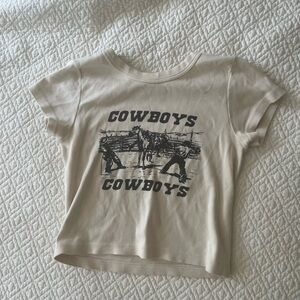 COPY - Brandy melville cowboy baby tee